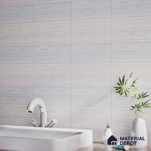 Faux Subway  Tile TL 07257 Sintra 4001 Granula 1 ft x 1 ft Ceramic Matte Finish - 9 mm  | 2 mm Spacer is Mandatory | Please Expect a Slight Variation of Pattern